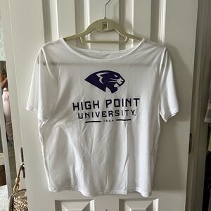 White womens high point university under armour short sleeve t shirt
